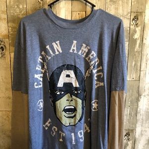 Captain America long sleeve